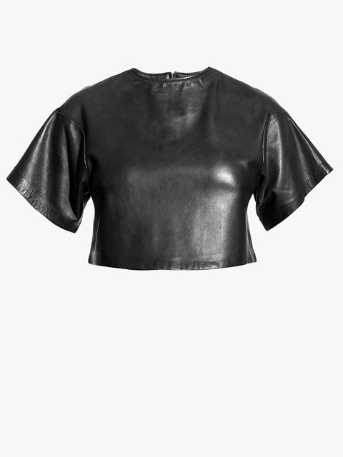 CURVE BECK UPCYCLED LEATHER TEE